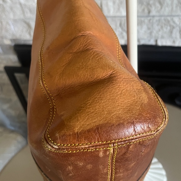 Large Eddie Bauer Tote Retro All Leather - Picture 6 of 16